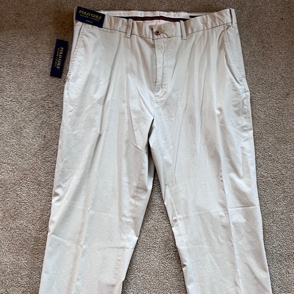 Mens Polo Ralph Lauren Golf Pants Links Fit Color Sand Size 36/34 - Picture 2 of 7